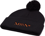 MioN Pom Beanie Blk/Or