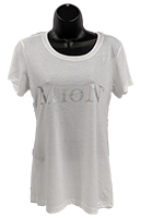 MioN Ladies Glitter TS White/Silver